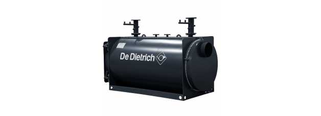 Котел стальной DE DIETRICH CA R 4500 напольный, 1 конт., откр.кам.сгор. газ./диз, наддув, без п/у