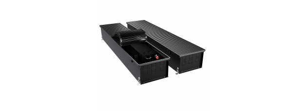 Конвектор внутрипольный Royal Thermo ATRIUM TURBO-190/300/2200-DG-U-BL