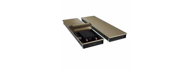 Конвектор внутрипольный Royal Thermo ATRIUM TURBO-90/400/2200-DG-U-AU