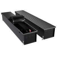 Конвектор внутрипольный Royal Thermo ATRIUM TURBO-190/250/2500-DG-U-BL