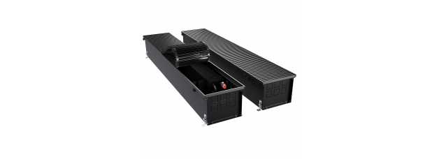 Конвектор внутрипольный Royal Thermo ATRIUM TURBO-190/250/2500-DG-U-BL