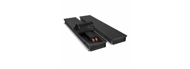 Конвектор внутрипольный Royal Thermo ATRIUM-90/250/2900-DG-U-BL