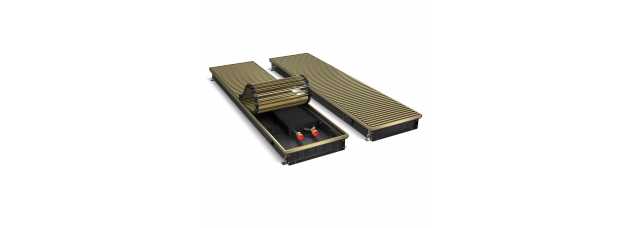 Конвектор внутрипольный Royal Thermo ATRIUM-75/300/2200-DG-U-LB