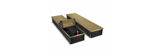 Конвектор внутрипольный Royal Thermo ATRIUM-150/300/1900-DG-U-AU