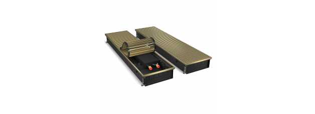 Конвектор внутрипольный Royal Thermo ATRIUM-110/300/1200-DG-U-LB