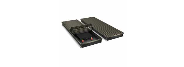Конвектор внутрипольный Royal Thermo ATRIUM-75/400/2600-DG-U-DB