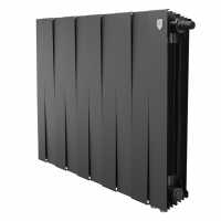 Радиатор биметаллический Royal Thermo PianoForte 500 Чёрный VR80 - 10 секц. Радиатор биметаллический Royal Thermo PianoForte 500 Чёрный VR80 - 10 секц.