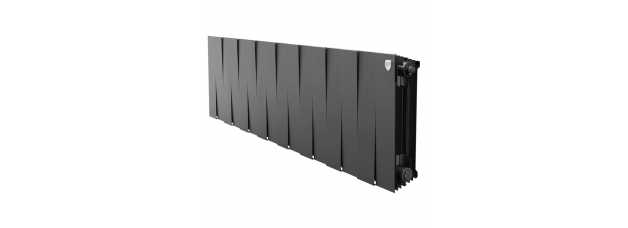 Радиатор биметаллический Royal Thermo PianoForte 300 Чёрный - 16 секц.