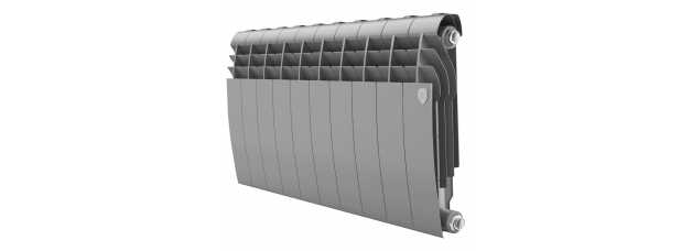 Радиатор Royal Thermo BiLiner 350 /Silver Satin - 10 секц.