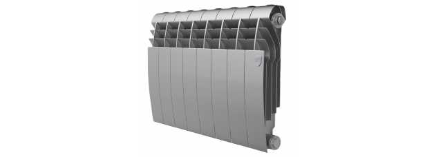 Радиатор Royal Thermo BiLiner 350 /Silver Satin - 8 секц.