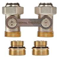 Набор Royal Thermo для нижнего подключения радиатора прямой раздельный 3/4х3/4ЕК Набор Royal Thermo для нижнего подключения радиатора прямой раздельный 3/4х3/4ЕК
