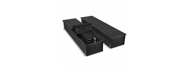 Конвектор внутрипольный Royal Thermo ATRIUM-190/300/2500-DG-U-BL