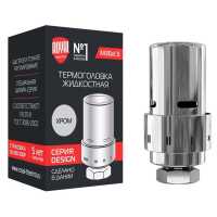 Термоголовка жидкостная Royal Thermo Design М30х1,5 (хром) RTE 07.0006M Термоголовка жидкостная Royal Thermo Design М30х1,5 (хром) RTE 07.0006M