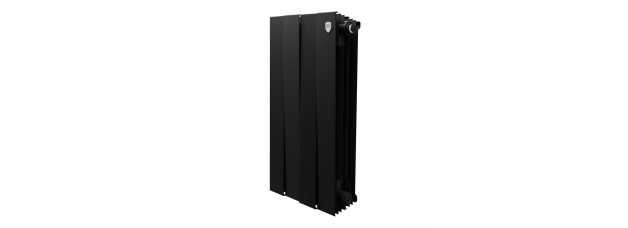 Радиатор биметаллический Royal Thermo PianoForte 500 Чёрный - 4 секц.
