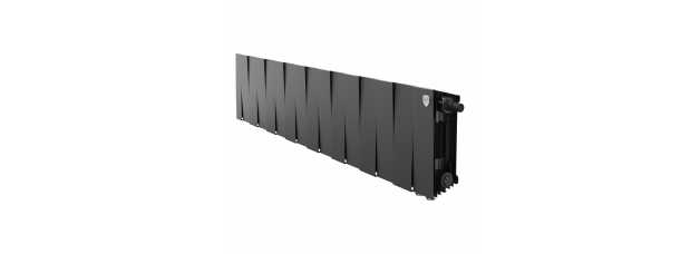 Радиатор биметаллический Royal Thermo PianoForte 200 Чёрный VR80- 16 секц.