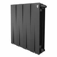 Радиатор биметаллический Royal Thermo PianoForte 500 Чёрный VR80 - 8 секц.