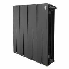 Радиатор биметаллический Royal Thermo PianoForte 500 Чёрный VR80 - 8 секц.