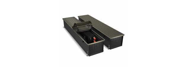 Конвектор внутрипольный Royal Thermo ATRIUM-190/250/2600-DG-U-DB