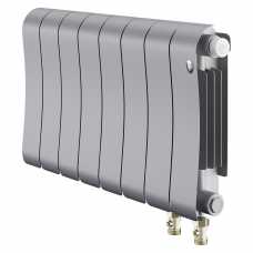 Радиатор биметаллический Royal Thermo Infinity 300 Silver Satin VR80 - 8 секц.