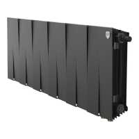 Радиатор биметаллический Royal Thermo PianoForte 300 Чёрный VR80 - 12 секц. Радиатор биметаллический Royal Thermo PianoForte 300 Чёрный VR80 - 12 секц.