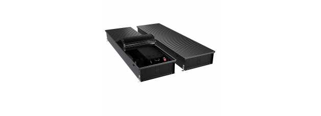 Конвектор внутрипольный Royal Thermo ATRIUM TURBO-150/400/1800-DG-U-BL