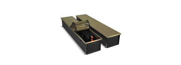 Конвектор внутрипольный Royal Thermo ATRIUM-190/250/1100-DG-U-LB