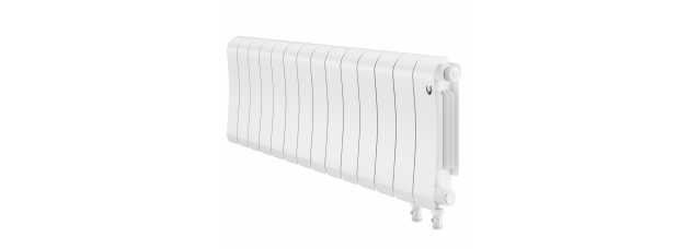 Радиатор биметаллический Royal Thermo Infinity 300 Bianco Traffico VR80 - 14 секц.