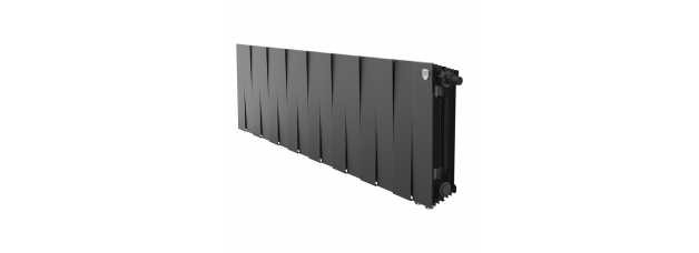 Радиатор биметаллический Royal Thermo PianoForte 300 Чёрный VR80 - 16 секц.