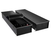 Конвектор внутрипольный Royal Thermo ATRIUM TURBO-190/400/2800-DG-U-BL