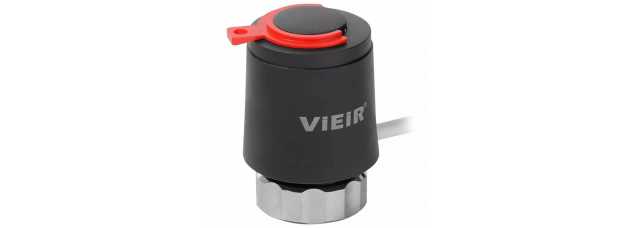 Сервопривод VIEIR нормально закрытый М30х1,5 VR1128 черный (100/1)
