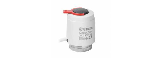 Сервопривод VIEIR нормально закрытый, диагностируемый M30х1,5 VR1123 (100/1)