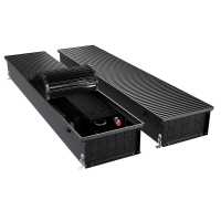 Конвектор внутрипольный Royal Thermo ATRIUM TURBO-150/300/2400-DG-U-BL