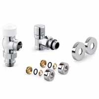 Набор термостатический для радиатора осевой Royal Thermo Design Pro 15 мм М30х1,5 (Хром) Набор термостатический для радиатора осевой Royal Thermo Design Pro 15 мм М30х1,5 (Хром)