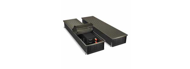 Конвектор внутрипольный Royal Thermo ATRIUM-150/300/2600-DG-U-DB