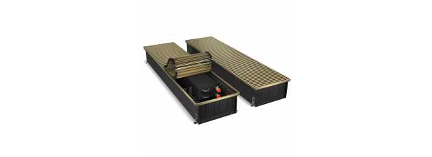 Конвектор внутрипольный Royal Thermo ATRIUM-150/300/2900-DG-U-LB