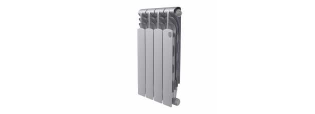 Радиатор биметаллический Royal Thermo Revolution B 500 Серебристый – 4 секц.