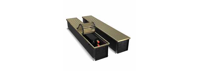 Конвектор внутрипольный Royal Thermo ATRIUM-190/200/1400-DG-U-LB