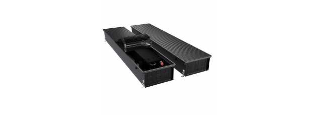 Конвектор внутрипольный Royal Thermo ATRIUM TURBO-150/300/1900-DG-U-BL