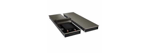 Конвектор внутрипольный Royal Thermo ATRIUM TURBO-90/400/2300-DG-U-DB