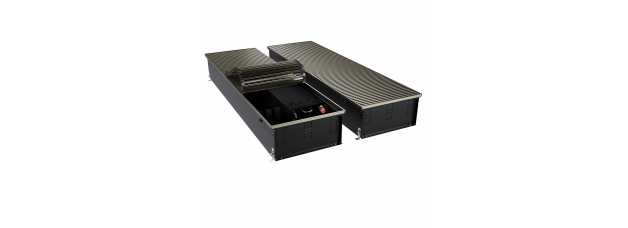 Конвектор внутрипольный Royal Thermo ATRIUM TURBO-190/400/2200-DG-U-DB
