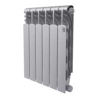 Радиатор биметаллический Royal Thermo Revolution B 500 Серебристый – 6 секц.