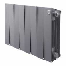 Радиатор биметаллический Royal Thermo PianoForte 300 Серебристый - 8 секц.