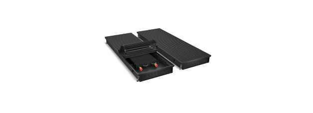 Конвектор внутрипольный Royal Thermo ATRIUM-90/400/2100-DG-U-BL