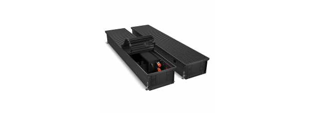 Конвектор внутрипольный Royal Thermo ATRIUM-150/250/1700-DG-U-BL
