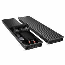 Конвектор внутрипольный Royal Thermo ATRIUM TURBO-80/300/1400-DG-U-BL